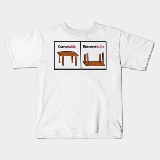 Correct Table Kids T-Shirt